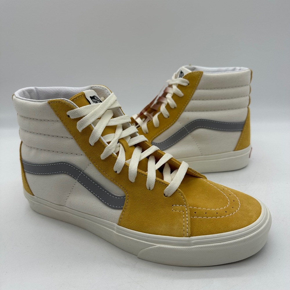 Vans 721454 Mens 9 Women 10.5 Sk8-Hi 'Honey Gold Marshmallow'‎ VN0A4BV622L Shoes